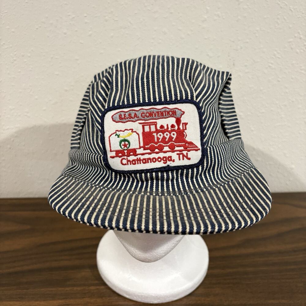Vintage 1999 SESA Convention Railroad Hat Cap Train Conductor Chattanooga TN USA
